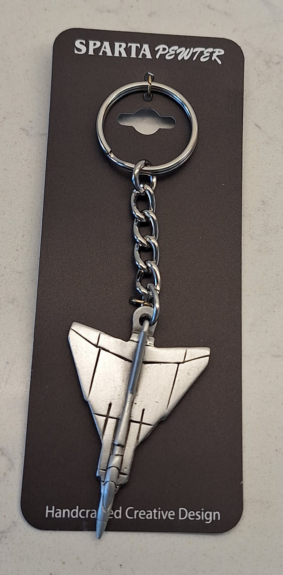 Avro Arrow Pewter Keychain