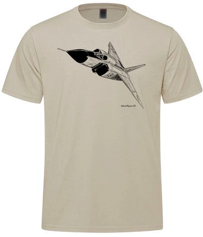 Avro Arrow Sketch T-Shirt - Sand