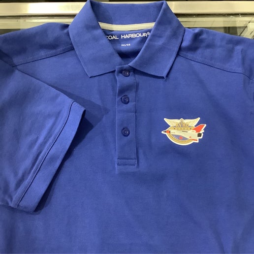 Avro Museum Golf Shirt - Blue